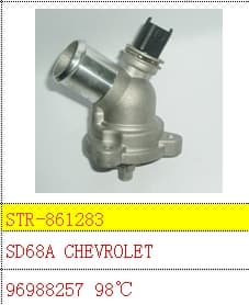 For CHEVROLET Thermostat and Thermostat Housing 96988257